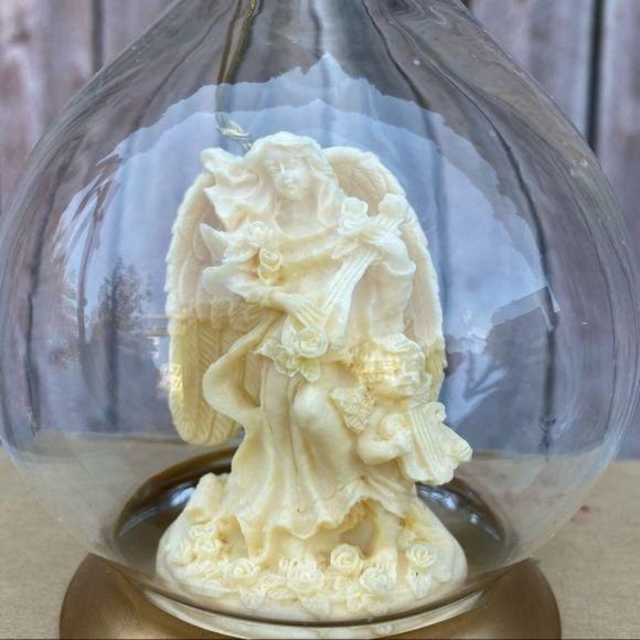 Vintage Avon Angel Glass Ornament - Picture 2 of 11
